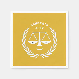 Servilleta De Papel Partido de Graduación de Facultad de Derecho