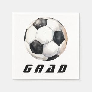 Servilleta De Papel Partido de graduación de fútbol