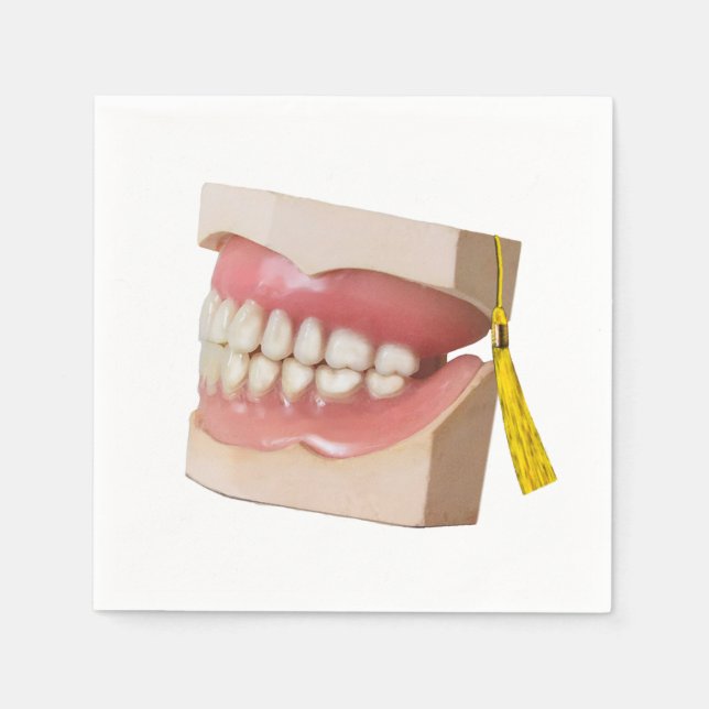 Servilleta De Papel Partido de Graduación de la Escuela Dental (Anverso)