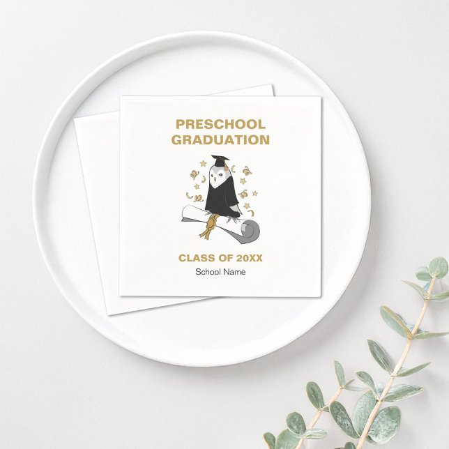 Servilleta De Papel Partido de Graduación de Ovejas de Preescolar/Jard (Subido por el creador)