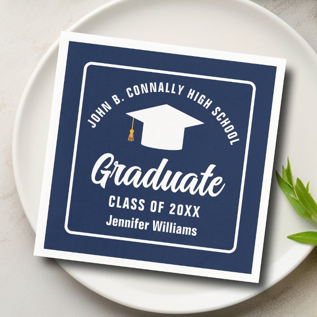 Servilleta De Papel Partido de Graduación de Personalizado de la Marin (Subido por el creador)