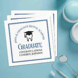 Servilleta De Papel Partido de Graduación de Personalizado Dentista de