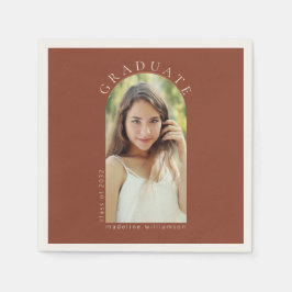 Servilleta De Papel Partido de Graduación del Arco Fotográfico