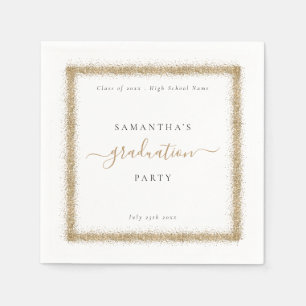 Servilleta De Papel Partido de Graduación del nombre del año de marc