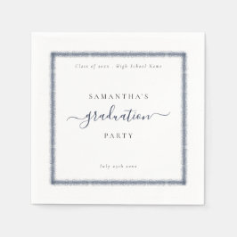 Servilleta De Papel Partido de Graduación del nombre del año del marco