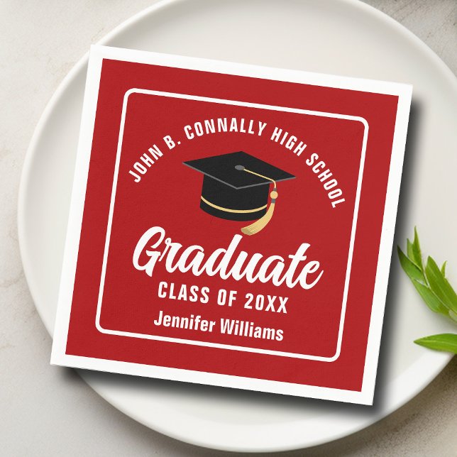 Servilleta De Papel Partido de Graduación del Personalizado de Graduad (Subido por el creador)