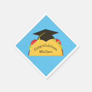 Servilleta De Papel Partido de Graduación Taco Fiesta Mexicano