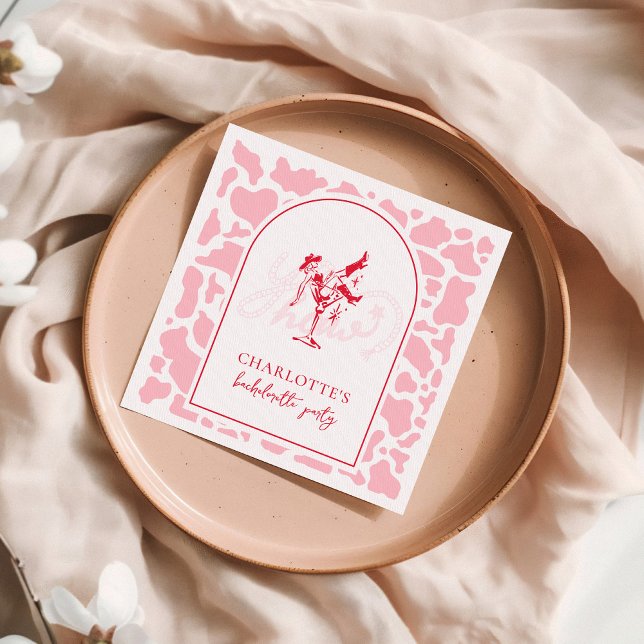 Servilleta De Papel Partido de la Bachelorrea Occidental Rosa Caliente (Subido por el creador)