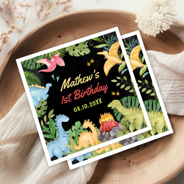 Servilleta De Papel Partido del primer cumpleaños de un niño pequeño d (Subido por el creador)