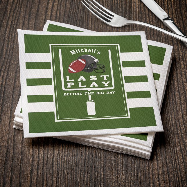 Servilleta De Papel Partido del Soltero del Fútbol: El último juego an (Subido por el creador)