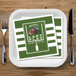 Servilleta De Papel Partido del Soltero del Fútbol: El último juego an