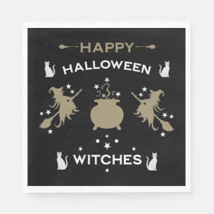 Servilleta De Papel Partido Halloween de Brujas Adultas