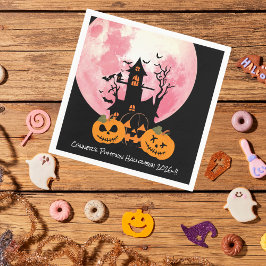 Servilleta De Papel Partido Halloween de la Calabaza Infantil