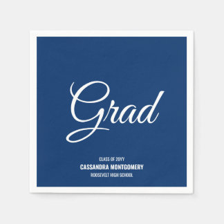Servilleta De Papel Partido Minimalista de Graduación Moderna de la Ma