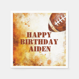 Servilleta De Papel Partido temático del fútbol personalizado