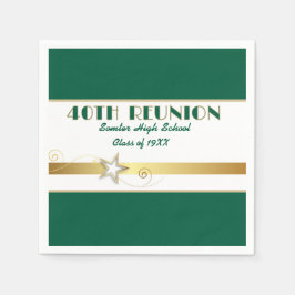 Servilleta De Papel Party! 40th Class Reunion custom Napkins