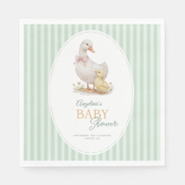 Servilleta De Papel Party Napkins Mother Goose and Gosling.