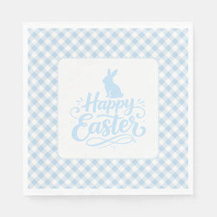 Servilleta De Papel Pascua de Cuadro Azul