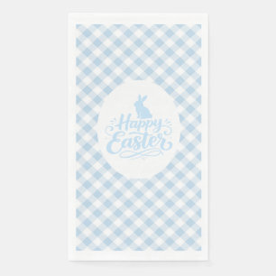 Servilleta De Papel Pascua de Cuadro Azul