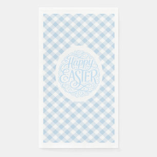 Servilleta De Papel Pascua de Cuadro Azul