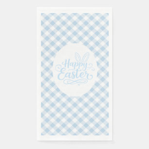 Servilleta De Papel Pascua de Cuadro Azul