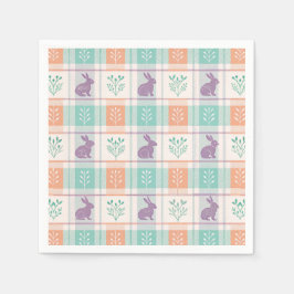 Servilleta De Papel Pascua de cuadros escoceses  