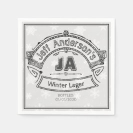 Servilleta De Papel Pascua de la estampilla de Villard en la yegua