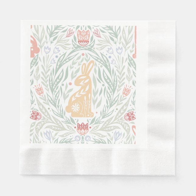 Servilleta De Papel Pascua de Tracería (Anverso)