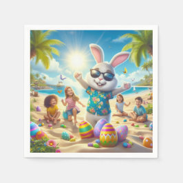 Servilleta De Papel Pascua en la playa