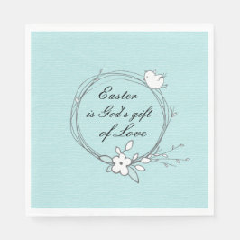 Servilleta De Papel Pascua es el regalo de amor de Dios,