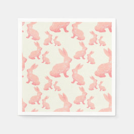 Servilleta De Papel Pascua feliz - Patrón de Bunny