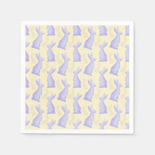 Servilleta De Papel Pascua feliz - Patrón de Violet Bunny