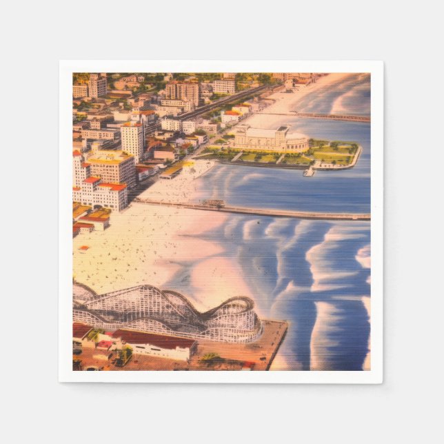 Servilleta De Papel Paseo marítimo de Long Beach, CA (California Dream (Anverso)