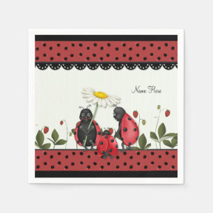 Servilleta De Papel Paseo por la familia Ladybug