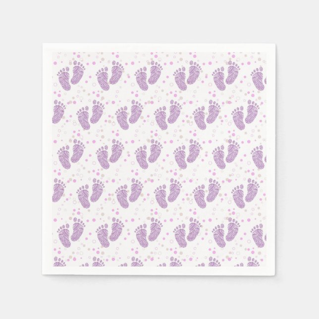 Servilleta De Papel Pasitos de bebé (Anverso)