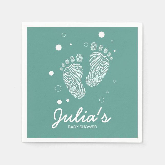 Servilleta De Papel Pasos del bebé (Anverso)