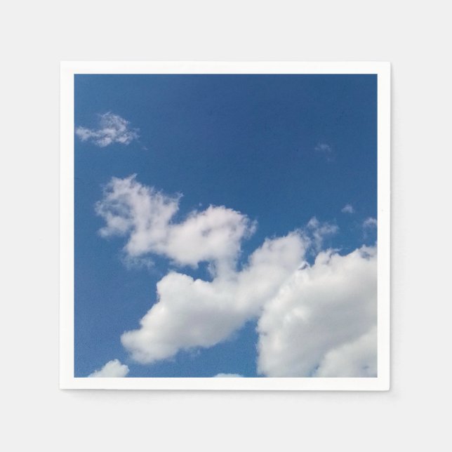 Servilleta De Papel Pasos en la nube (Anverso)