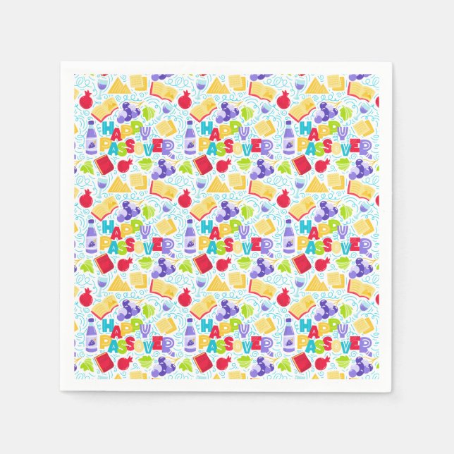 Servilleta De Papel Passover Paper Napkin (Anverso)