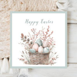 Servilleta De Papel Pastel Bloom Easter Basket Brunch