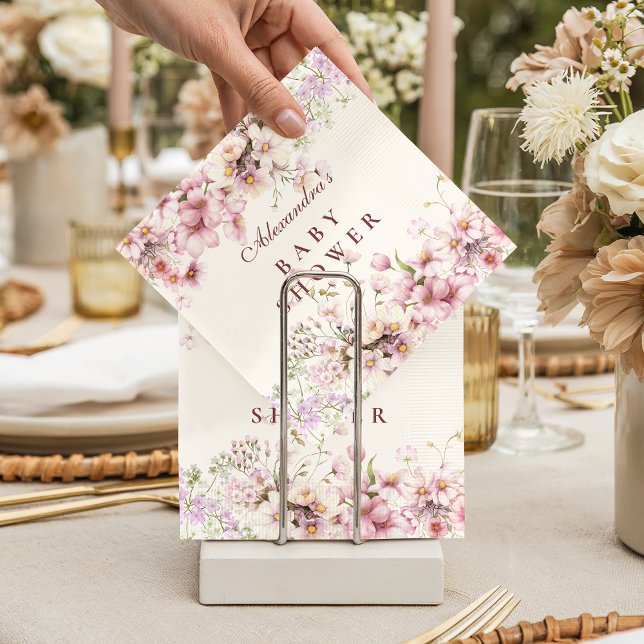 Servilleta De Papel Pastel Blossom Baby Shower (Subido por el creador)