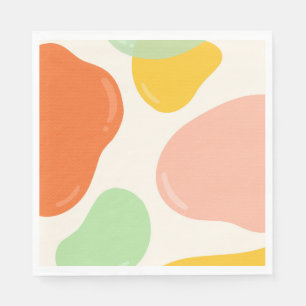 Servilleta De Papel Pastel Bubbles