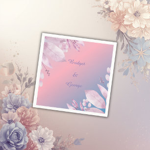 Servilleta De Papel Pastel de flores de cerezo sakura bodas