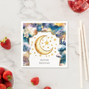 Servilleta De Papel Pastel Little Moon Birthday
