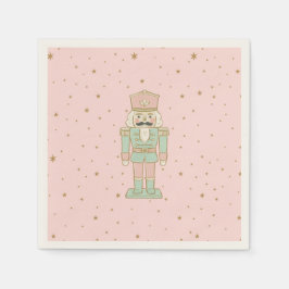 Servilleta De Papel "Pastel Nutcracker – Whimsical Holiday