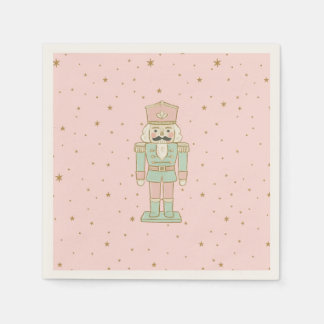 Servilleta De Papel "Pastel Nutcracker – Whimsical Holiday