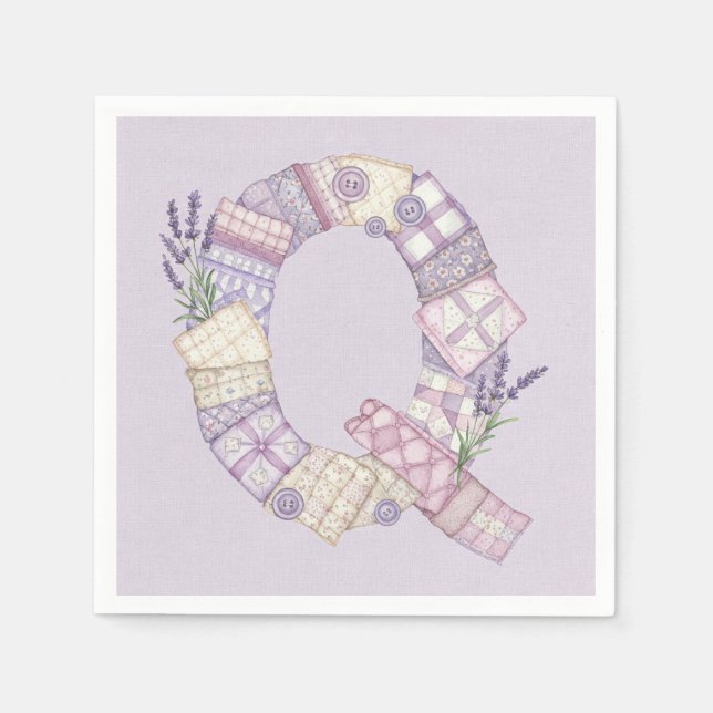 Servilleta De Papel Pastel Patchwork, de Natasha Us (Anverso)