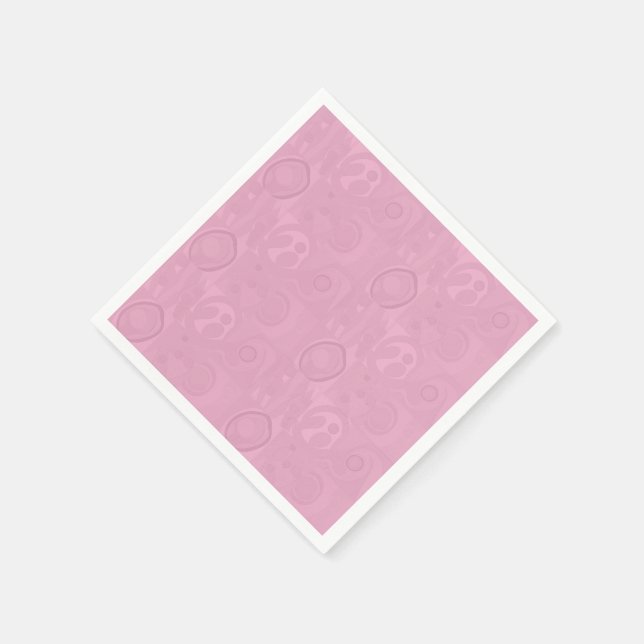 Servilleta De Papel Pastel Pink Mother's Day Collection (Borde)