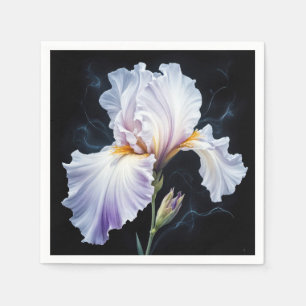 Servilleta De Papel Pastel Purple Iris Blossom