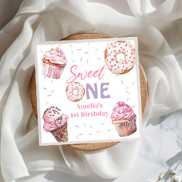Servilleta De Papel Pastel rosa y pañuelo de papel de cumpleaños