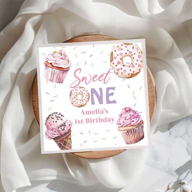 Servilleta De Papel Pastel rosa y pañuelo de papel de cumpleaños (Subido por el creador)